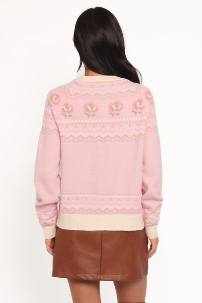 Round neckline Cardigan